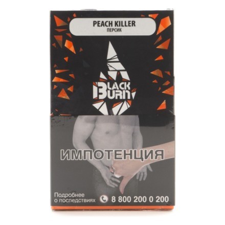 Табак BlackBurn - Peach killer (Персик, 100 грамм) купить в Санкт-Петербурге