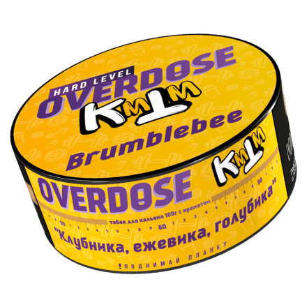 Табак Overdose - Brumblebee (Клубника, Ежевика, Голубика, 100 грамм) купить в Санкт-Петербурге