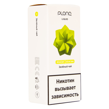 Жидкость PLONQ - Зелёный Чай (10 мл, 2 мг) купить в Санкт-Петербурге