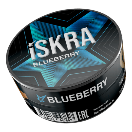 Табак Iskra - Blueberry (Черника, 25 грамм) купить в Санкт-Петербурге