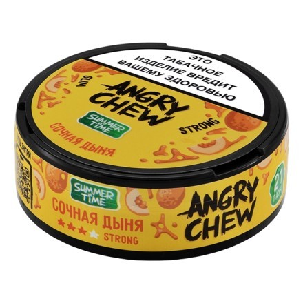 Табак жевательный Angry Chew Slim Strong - Сочная Дыня (12 грамм) купить в Санкт-Петербурге