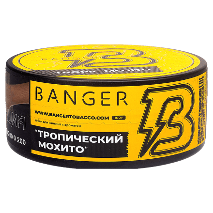 Табак Banger - Tropic Mojito (Тропический Мохито, 100 грамм) купить в Санкт-Петербурге
