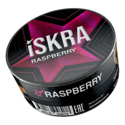 Табак Iskra - Raspberry (Малина, 25 грамм) купить в Санкт-Петербурге