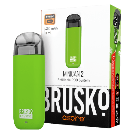 Электронная сигарета Brusko - Minican 2 (400 mAh, Зелёный) купить в Санкт-Петербурге