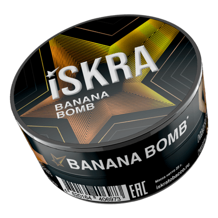 Табак Iskra - Banana Bomb (Банан, 25 грамм) купить в Санкт-Петербурге