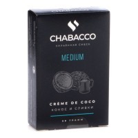 Смесь Chabacco MEDIUM - Creme de Coco (Кокос и Сливки, 50 грамм) — 