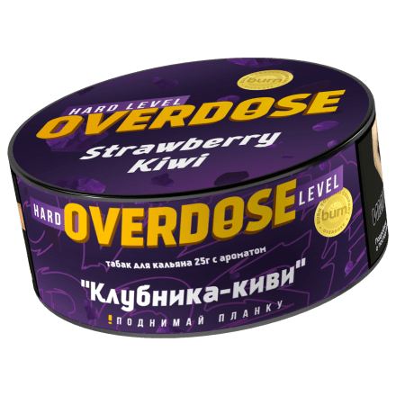 Табак Overdose - Strawberry Kiwi (Клубника и Киви, 25 грамм) купить в Санкт-Петербурге