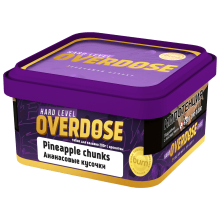 Табак Overdose - Pineapple Chunks (Ананасовые Кусочки, 200 грамм) купить в Санкт-Петербурге