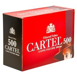 Гильзы сигаретные Cartel - Long Filter 84x20 мм (500 штук)