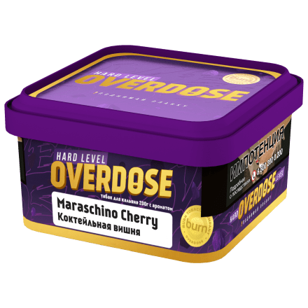 Табак Overdose - Maraschino Cherry (Коктейльная Вишня, 200 грамм) купить в Санкт-Петербурге