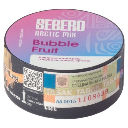 Табак Sebero Arctic Mix - Bubble Fruit (Фруктовая Жвачка, 25 грамм) купить в Санкт-Петербурге