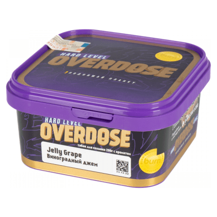 Табак Overdose - Jelly Grape (Виноградный Джем, 200 грамм) купить в Санкт-Петербурге