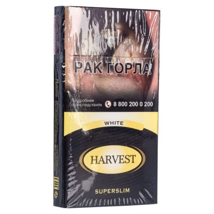 Сигареты Harvest - White Superslims (блок 10 пачек) купить в Санкт-Петербурге