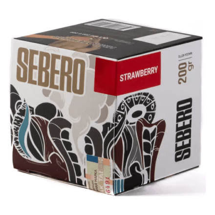 Табак Sebero - Strawberry (Клубника, 200 грамм) купить в Санкт-Петербурге