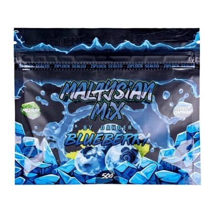 Смесь Malaysian Mix Medium - Blueberry (Черника, 50 грамм) купить в Санкт-Петербурге
