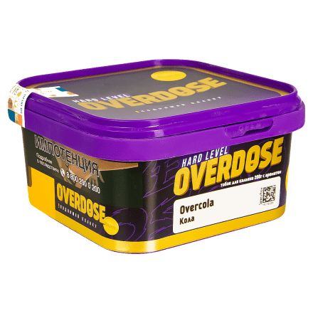 Табак Overdose - Overcola (Кола, 200 грамм) купить в Санкт-Петербурге
