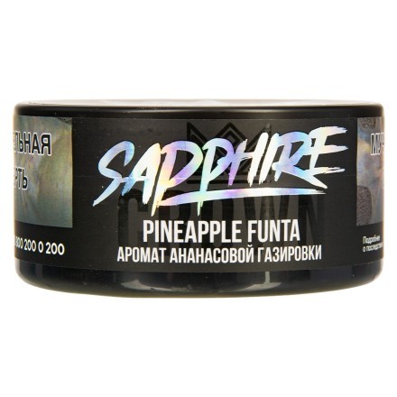 Табак Sapphire Crown - Pineapple Funta (Ананасовая Газировка, 100 грамм) купить в Санкт-Петербурге