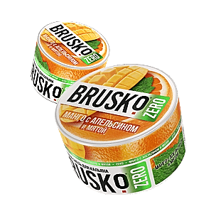 Смесь Brusko Zero - Манго с Апельсином и Мятой (50 грамм) купить в Санкт-Петербурге